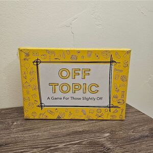 Leemann Off Topic A Game For Those Slightly Off Adult Board Game